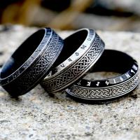 Titanium Steel Finger Ring fashion jewelry & for man Sold By PC