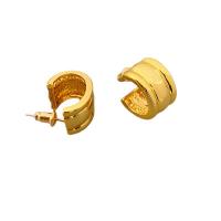 Brass Stud Earring plated for woman Sold By Pair