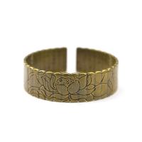 Žalvarinis Cuff Apyrankės, Bižuterijos & unisex, nikelio, švino ir kadmio nemokamai, 6x2cm, Pardavė PC