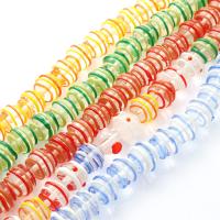 Knoldede Lampeperler, Lampwork, du kan DIY, flere farver til valg, 12x13x13mm, Hole:Ca. 1mm, 30pc'er/Strand, Solgt Per Ca. 13.5 inch Strand