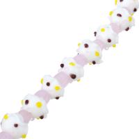 Knoldede Lampeperler, Lampwork, du kan DIY, 16x14x16mm, Hole:Ca. 1mm, 25pc'er/Strand, Solgt Per Ca. 15 inch Strand