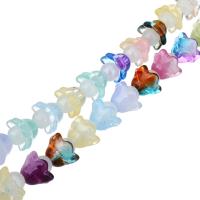 Χάντρες Lampwork, Γυάλινα, μανιτάρι, DIY, περισσότερα χρώματα για την επιλογή, 10x10x10mm, Τρύπα:Περίπου 1mm, 40PCs/Strand, Sold Per Περίπου 15.5 inch Strand