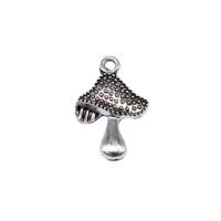 Zinc Alloy Pendants mushroom antique silver color plated vintage & DIY nickel lead & cadmium free Sold By PC