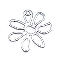 Zinc Alloy Flower Pendants antique silver color plated vintage & DIY & hollow nickel lead & cadmium free Sold By PC