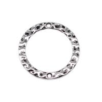 Zinklegering Linking Ring, Zinc Alloy, Donut, antiek zilver plated, Vintage & DIY, nikkel, lood en cadmium vrij, 20x20mm, Verkocht door PC