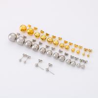 Stainless Steel Stud Earrings 304 Stainless Steel plated fashion jewelry & for woman Sold By Pair