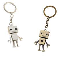 Key Chain, Zinc Alloy, Robot, forgyldt, Bærbare & Unisex, flere farver til valg, 105x35mm, Solgt af PC