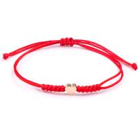 Bijoux bracelets de mode, cordon de polyester, avec alliage de zinc, coeur, bijoux de mode & pour femme, plus de couleurs à choisir, Longueur Environ 7.5-11 pouce, Vendu par PC