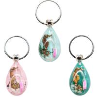 Key Chain, Resin, med Zinc Alloy, Seahorse, epoxy sticker, Unisex & luminated, flere farver til valg, 39x25x15mm, 6pc'er/Lot, Solgt af Lot