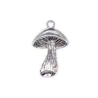 Zinc Alloy Pendants mushroom plated vintage & DIY nickel lead & cadmium free Sold By PC