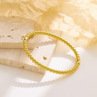 Titanium Staal Bangle, 18K verguld, mode sieraden & voor vrouw, gouden, 4mm, Binnendiameter:Ca 60mm, Verkocht door PC