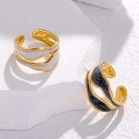 Stainless Steel Finger Ring 304 Stainless Steel 18K gold plated fashion jewelry & for woman Sold By PC