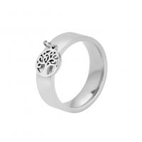 Stainless Steel Finger Ring 201 Stainless Steel Tree Vacuum Ion Plating fashion jewelry US Ring Sold By PC