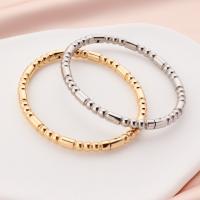 Rozsdamentes acél bangle, 304 rozsdamentes acél, divat ékszerek & egynemű, több színt a választás, 4.5mm,58mm, Által értékesített PC