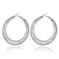 Zinc Alloy Drop Earrings plated fashion jewelry & for woman nickel lead & cadmium free Sold By Pair