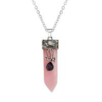 Gemstone Pendants Jewelry Zinc Alloy with Gemstone & Unisex nickel lead & cadmium free Sold By PC