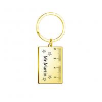 Stainless Steel chiave del catenaccio, 304 acciaio inox, Rettangolo, unisex, nessuno, 24x40mm, Venduto da PC