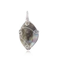 Bijoux Pendentifs en pierres gemmes, Labradorite, avec Acier inoxydable 304, Irrégulière, DIY, 10-25mm, 5PC/lot, Vendu par lot