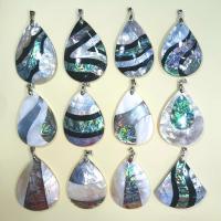 Bhlaosc Pendants, Shell, Teardrop, unisex & stíleanna éagsúla do rogha, dathanna níos mó le haghaidh rogha, Díolta De réir PC