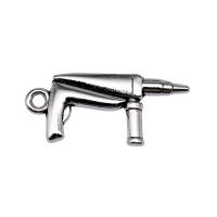 Zinc Alloy Tool Pendler, Electrodrill, antik sølv farve forgyldt, du kan DIY, nikkel, bly & cadmium fri, 27x12mm, Solgt af PC