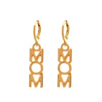 Huggie hoepel Drop Earrings, Zinc Alloy, KC gold plated, mode sieraden & verschillende stijlen voor de keuze & voor vrouw, gouden, nikkel, lood en cadmium vrij, 39mm, Verkocht door pair