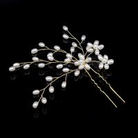 Hair Stick Zinc Alloy with Plastic Pearl fashion jewelry & for woman nickel lead & cadmium free Sold By PC