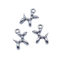 Zinc Alloy Pendants Dog antique silver color plated vintage & DIY nickel lead & cadmium free Sold By PC