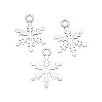 Zinc Alloy Pendler, Snowflake, antik sølv farve forgyldt, Vintage & du kan DIY, nikkel, bly & cadmium fri, 14x19mm, Solgt af PC