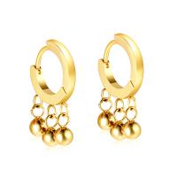 Stainless Steel Drop Earring 304 Stainless Steel Vacuum Ion Plating & for woman Sold By Pair