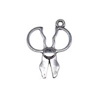 Zinc Alloy Scissors Pendants antique silver color plated vintage & DIY nickel lead & cadmium free Sold By PC