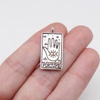 Zinc Alloy Pendants Rectangle antique silver color plated vintage & DIY nickel lead & cadmium free Sold By PC