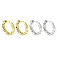 Brass Huggie Hoop Earring plated fashion jewelry & for woman Sold By Pair