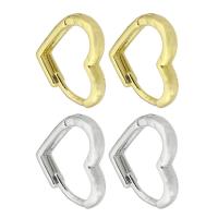 Orecchini cerchietti Hoop ottone, placcato, gioielli di moda & per la donna, nessuno, 16x15x3mm, Venduto da coppia