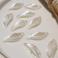 Mobile Phone DIY Decoration Resin Leaf stoving varnish white Sold By Bag