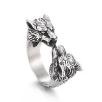 Vinger Ring in edelstaal, 316L roestvrij staal, mode sieraden & verschillende grootte voor keus & voor de mens, 12mm, Verkocht door PC