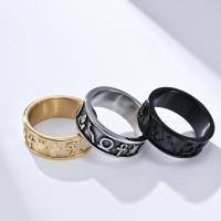 Edelstahl Ringe, 304 Edelstahl, poliert, Modeschmuck & unisex & verschiedene Größen vorhanden, keine, 8mm, verkauft von PC