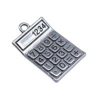 Zinc Alloy Pendants Calculator antique silver color plated DIY nickel lead & cadmium free Sold By PC