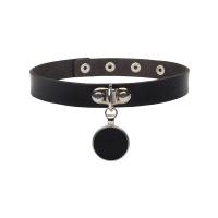 Moda naszyjnik Choker, PU, ze Stop cynku, Powlekane, biżuteria moda & dla kobiety, dostępnych więcej kolorów, 18mm, długość około 41 cm, sprzedane przez PC