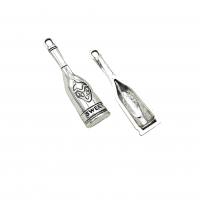 Zinc Alloy Pendants Bottle antique silver color plated vintage & DIY nickel lead & cadmium free Approx Sold By Bag