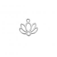 Stainless Steel Flower Pendant 304 Stainless Steel Vacuum Ion Plating DIY & hollow Sold By PC