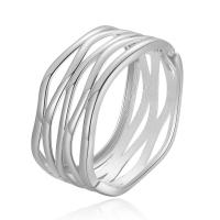 Zinc Alloy Bangle Smykker, forgyldt, for kvinde & hule, flere farver til valg, nikkel, bly & cadmium fri, 31x60mm, Solgt af PC