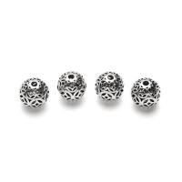 925 Sterling Silver Spacer Bead, Babhta, DIY & log, 9.50mm, Poll:Thart 1.7mm, Díolta De réir PC