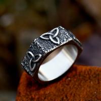 Stainless Steel Finger Ring 304 Stainless Steel polished vintage & for man US Ring Sold By PC