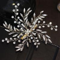 Alligator Hair Clip Zinc Alloy with Glass Rhinestone fashion jewelry & for woman nickel lead & cadmium free Sold By PC