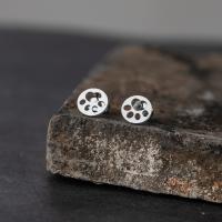 Pendientes de Perno de Aleación de Zinc, chapado, Joyería & para mujer, más colores para la opción, libre de níquel, plomo & cadmio, 10x10mm, Vendido por Par