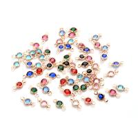 Fournitures bricolage bijoux, laiton, fade et jamais plaqué de haute qualité, DIY & avec strass, plus de couleurs à choisir, protéger l'environnement, sans nickel, plomb et cadmium, 4mm, 20PC/sac, Vendu par sac