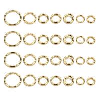 Edelstahl offene Ringe, 304 Edelstahl, plattiert, DIY & verschiedene Größen vorhanden, goldfarben, 1000PCs/Tasche, verkauft von Tasche