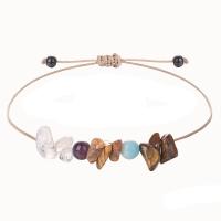 Bráisléid gemstone, Céir, le Gemstone, 12 Comharthaí an Stoidiaca, inchoigeartaithe & do bhean, Fad Thart 15-30 cm, Díolta De réir PC