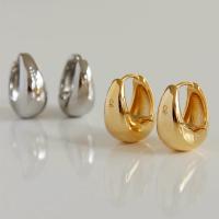 Brass Leverback Earring plated fashion jewelry & for woman nickel lead & cadmium free 28mm Sold By Pair