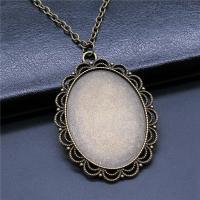 Zinc Alloy Pendant Cabochon Setting plated vintage & DIY nickel lead & cadmium free Sold By PC